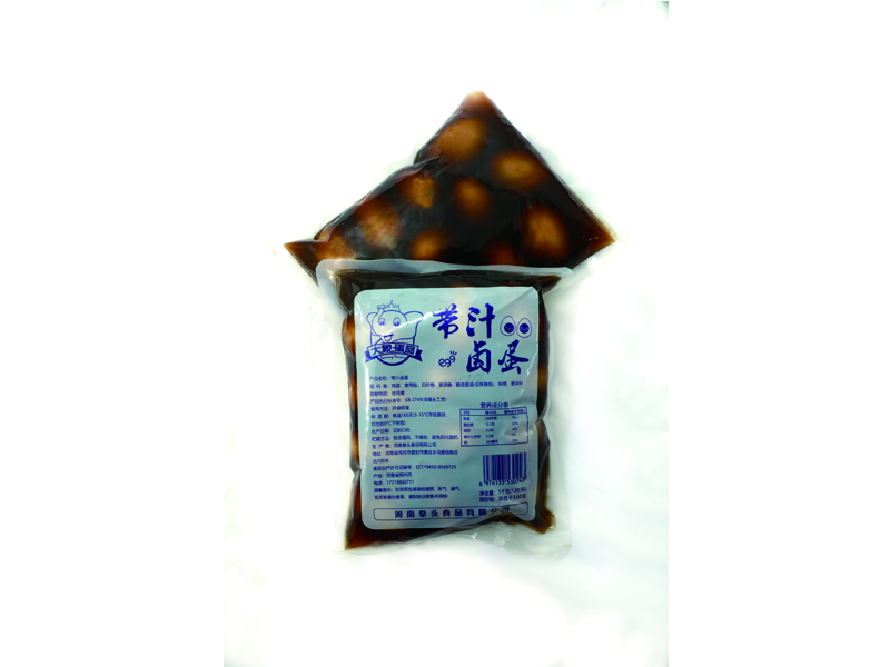 无壳带汁卤蛋